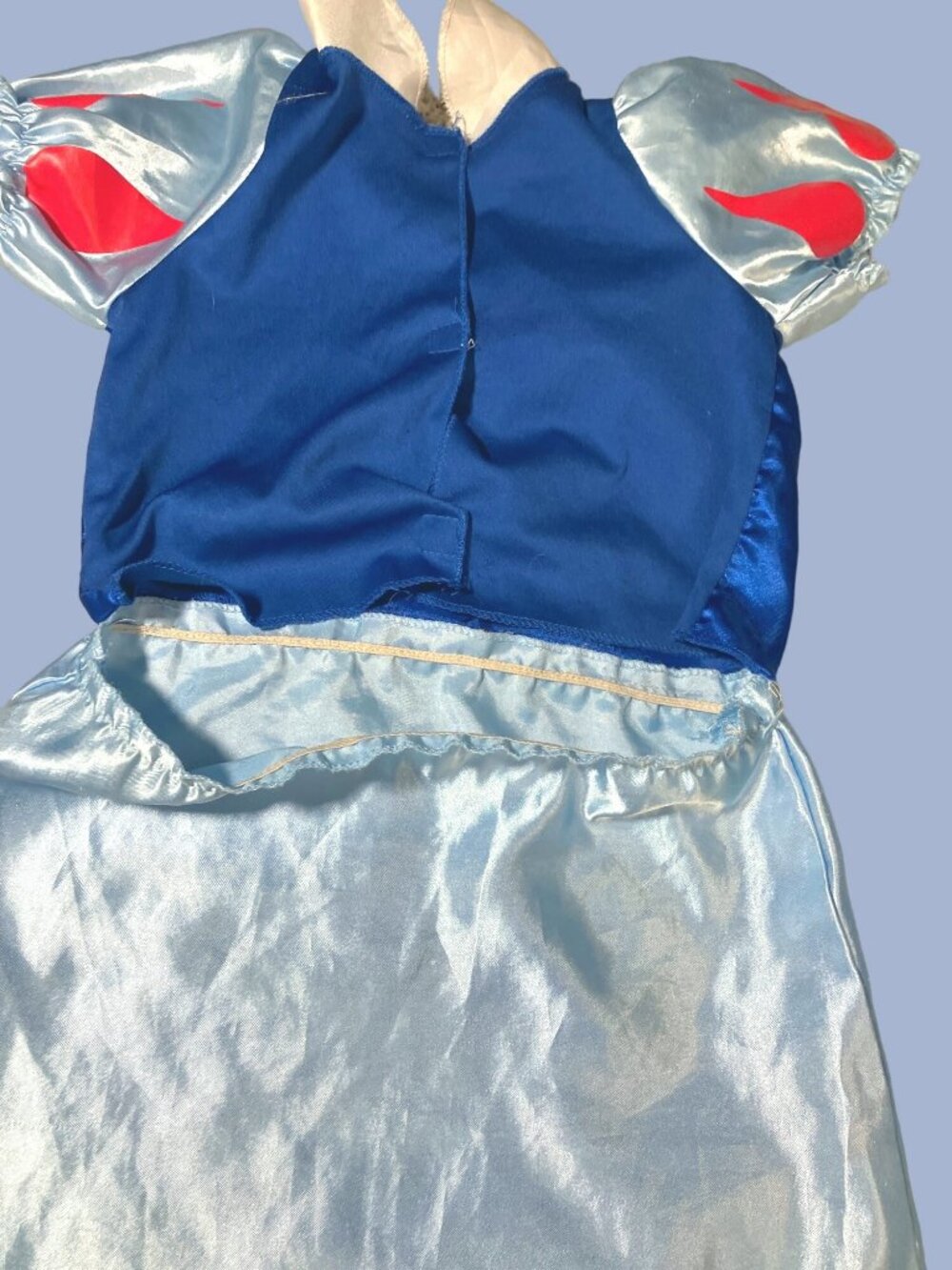 Disney Snow White Kids Costume Size 4-6X Blue/White Dress For Little Princesses - Picture 6 of 7